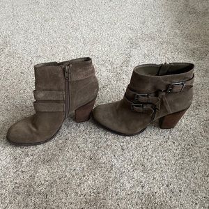 Gianni Bini- size 9 ankle booties- barely worn, great condition- 2 inch heel